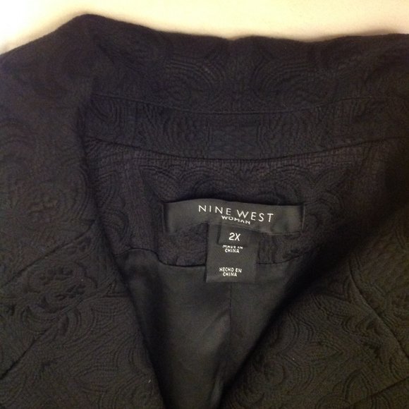 Nine West Jackets & Blazers - Woman's 3/4 Jacket / Coat Black
